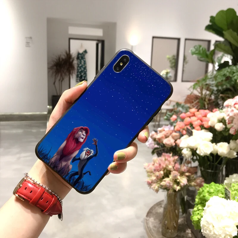 Best-selling cartoon lion king image TPU phone case / UV printing process for iphone phone case
