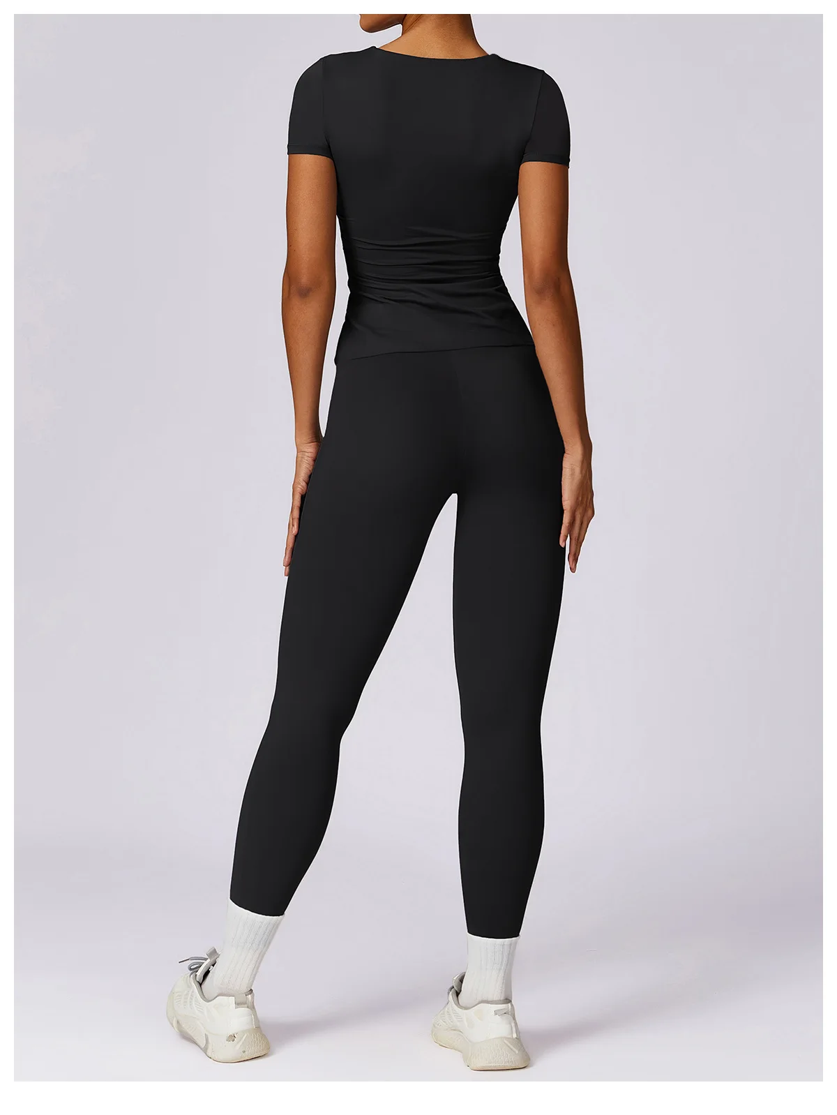 Custom Short Sleeve Sport Gym Wear Slim Fit Workout Yoga Top High Quality Tee Crew Neck Tight Outdoor Running T Shirts For Women