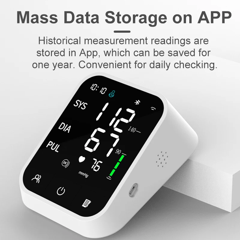 Blood Pressure Equipment Esfigmomanometro Aneroid Digital Blood Pressure Meter With BP Monitor Blue tooth Blood Pressure Monitor