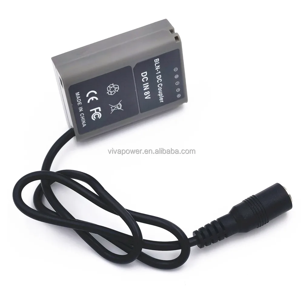 PS-BLN1 BLN-1 BLN1 Dummy Battery DC Coupler + 5V USB Power Bank Cable for Olympus Digital Camera OM-D E-M5 II 2 E-M1 PEN E-P5