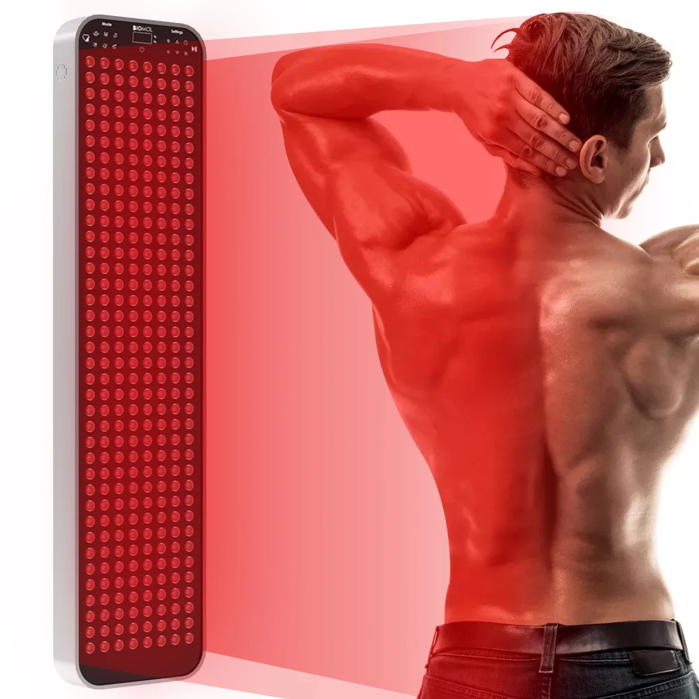 LIYA Voice Control High Power 6 Wavelengths with 7 Default Modes LED Infrared Red Light Therapy Panel For Home use