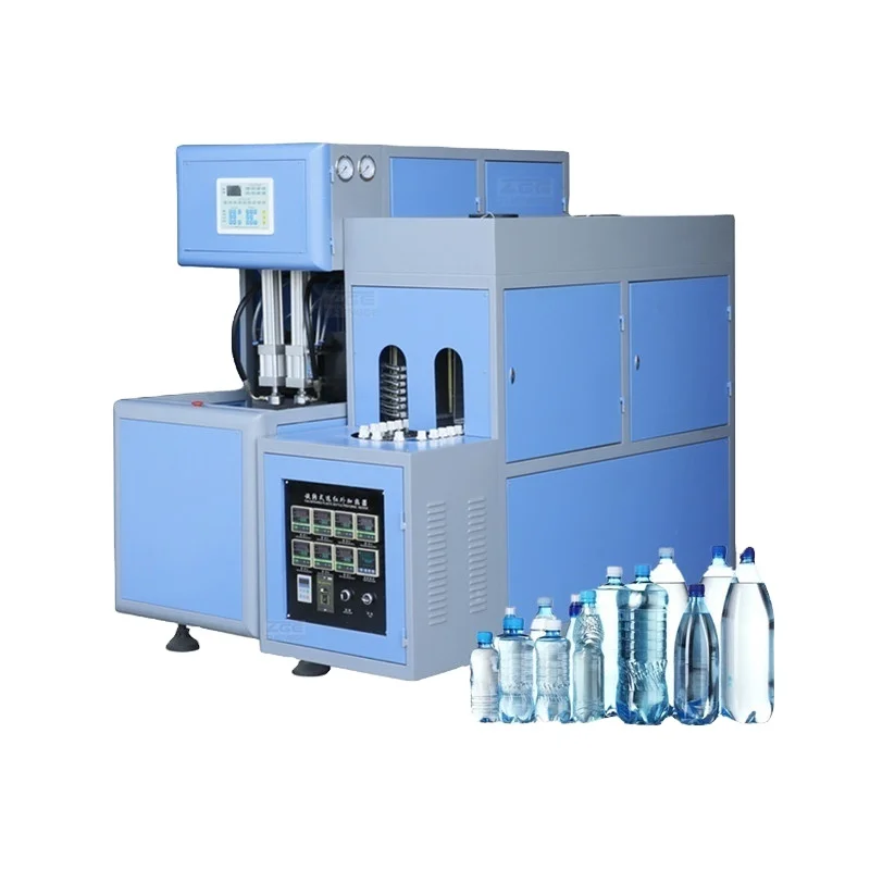 Small Scale Semi Automatic Plastic PET 5L Oil Bottle Making Machine Price Manufacturer Wholesale