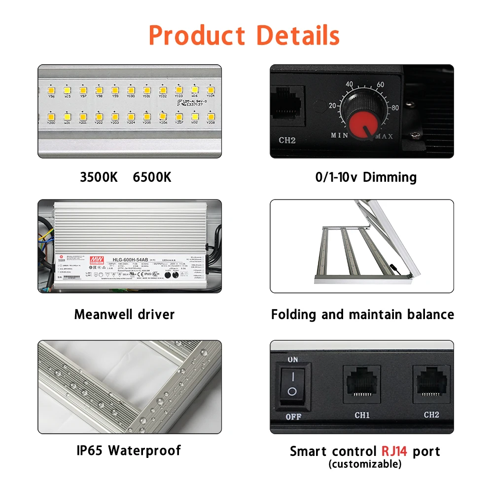 Shenzhen Led Grow Light Customized 600w Grow Lights Full spectrum LED Grow Lights for Indoor Plants Growing Flower Stage Seeds