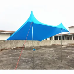 Beach tent sunshade and sunscreen canopy awning canopy anti-ultraviolet outdoor camping tent fishing