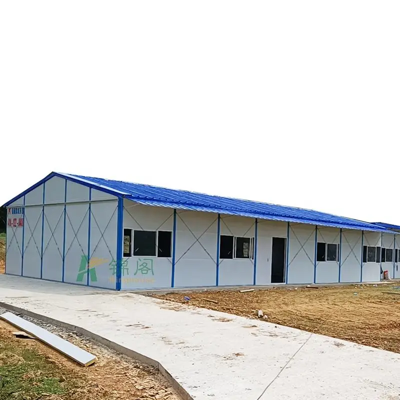 Custom Modular easily assembled Temporary K Type Construction Site House Labour Camp Prefabricated House
