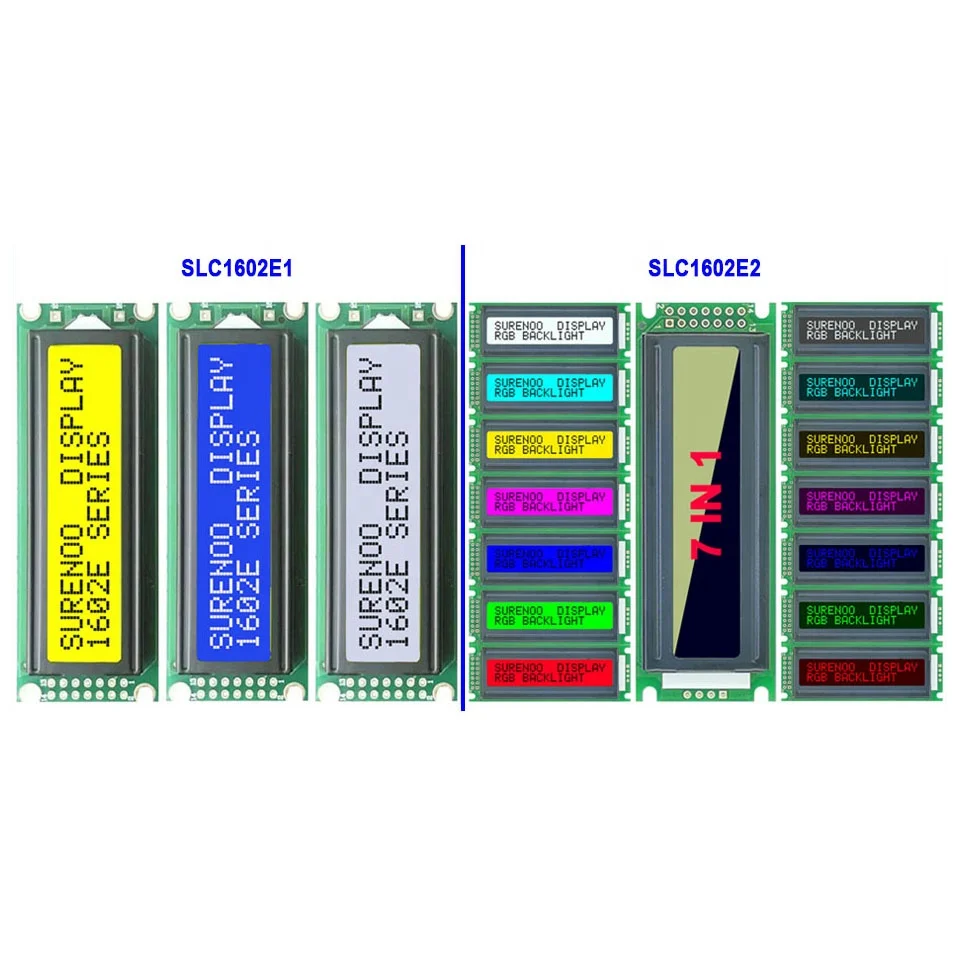 B2B-85*30MM Left Interface 162 1602 16X2 Character LCD Module Display Screen Panel LCM with SPLC780D LED Backlight