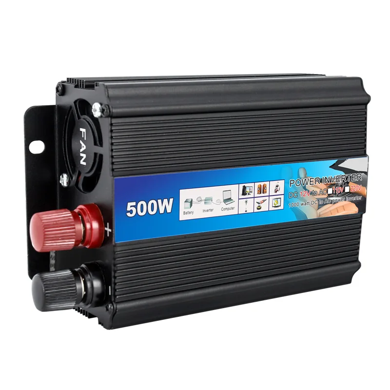 Solar Pure Sine Wave Inverter 1000w 1600w 2200w 3000w 3kw 12v 24v To 110v 220v Dc To Ac Car Truck Voltage Converter