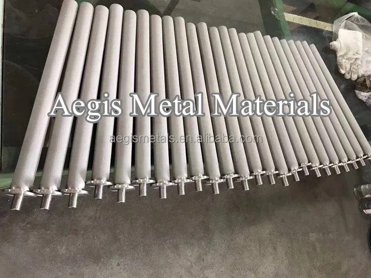 0,1 2 3 5 10 25 50 40 60 80 100 микрон пористая Спеченная проволочная сетчатая фильтрующая труба из нержавеющей стали