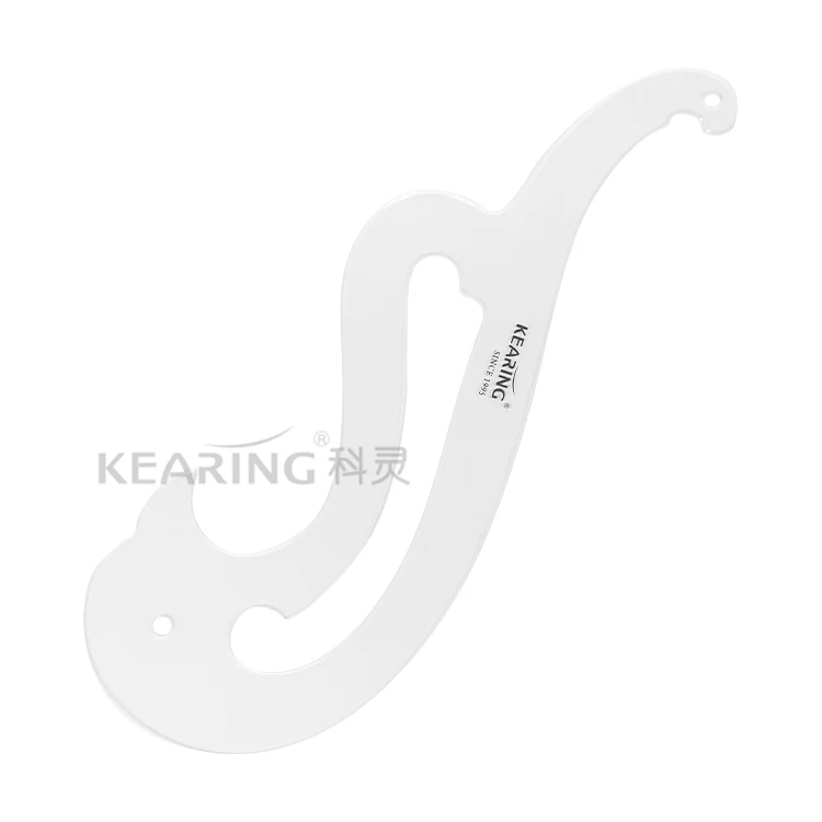 Kearing Transparent Rigid Acrylic Plastic French Curve for Pattern Making Fashion Design Drawing Irregular Curves PM1316