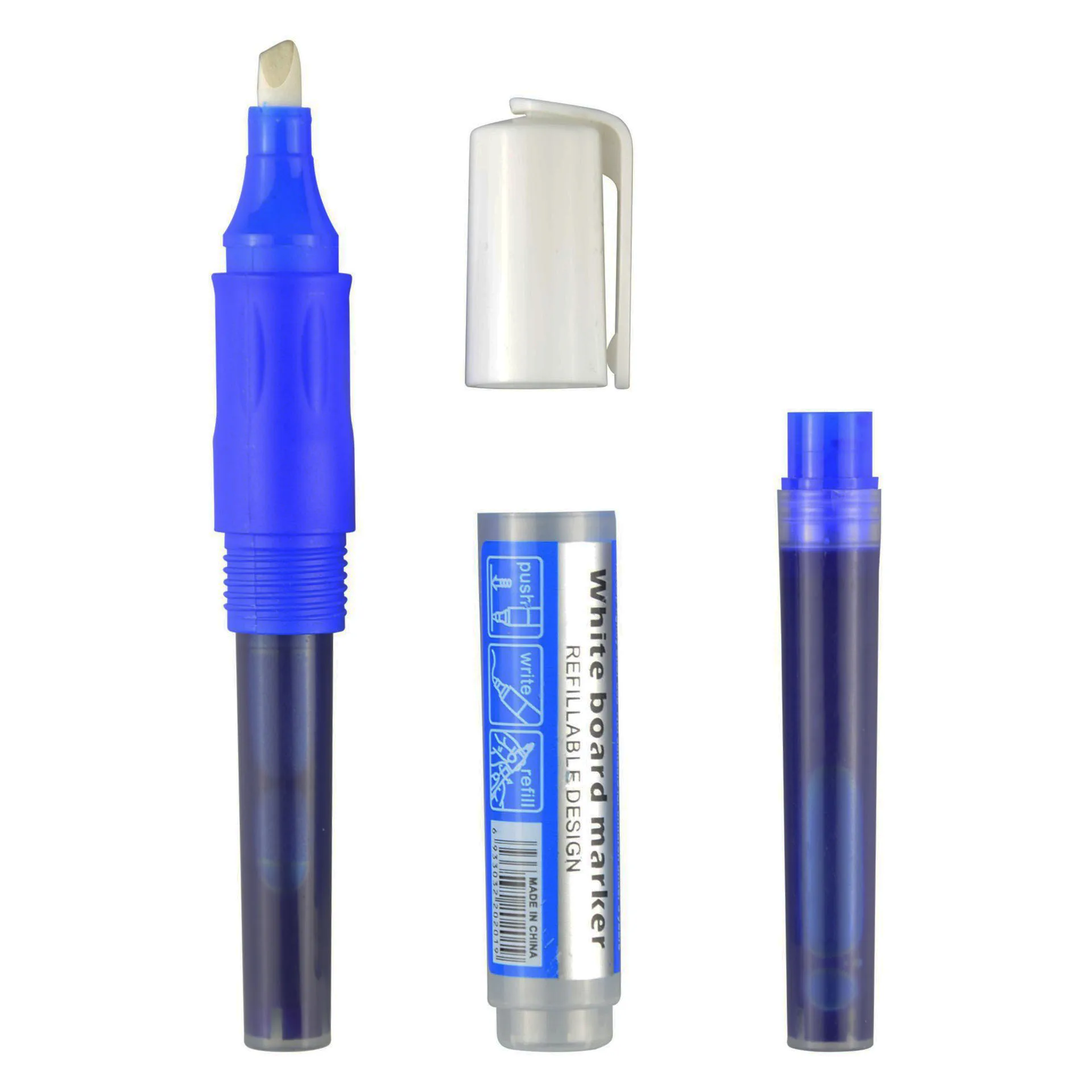 Newdaiso factory OEM logo whiteboard marker pen refillable valve system dry erase markers