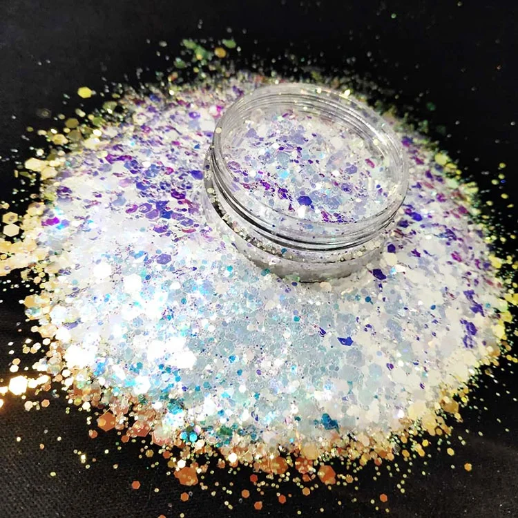 2022 Wholesale bulk Mixed chunky glitter for face and nairls glitter