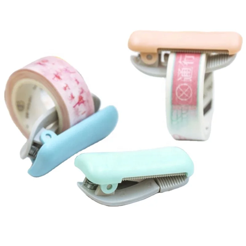 
Washi tape cutter Mini Portable Masking sticker cutter dispenser Clip Type 