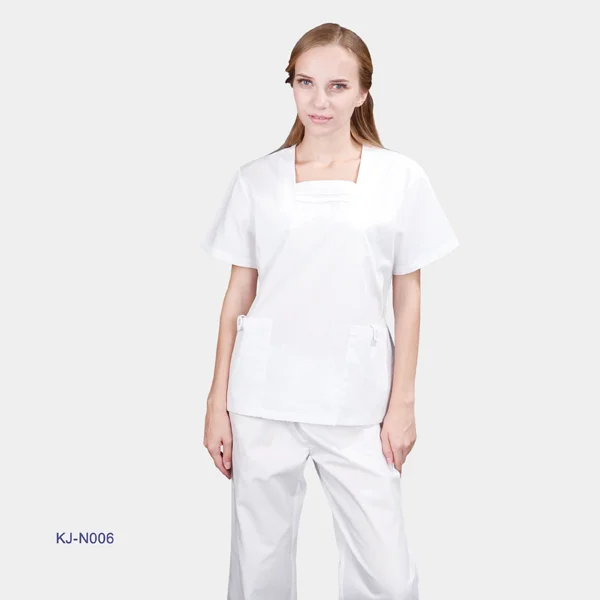2024 Fashionable design collar short sleeves short sleeves customized logo and color nurse uniforms wear