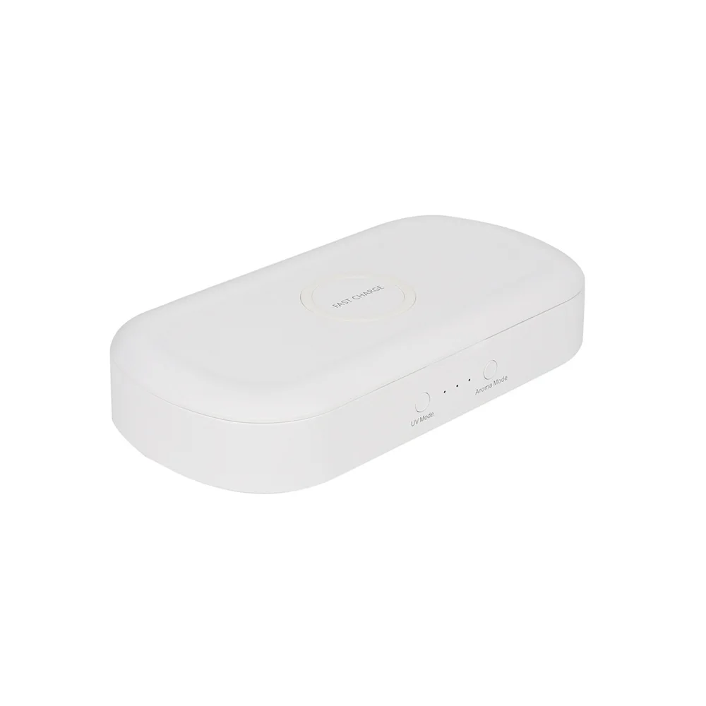 2021 Portable Universal Standard Cell Phone Wireless Fast Chargers Uv Light Sanitizer Box