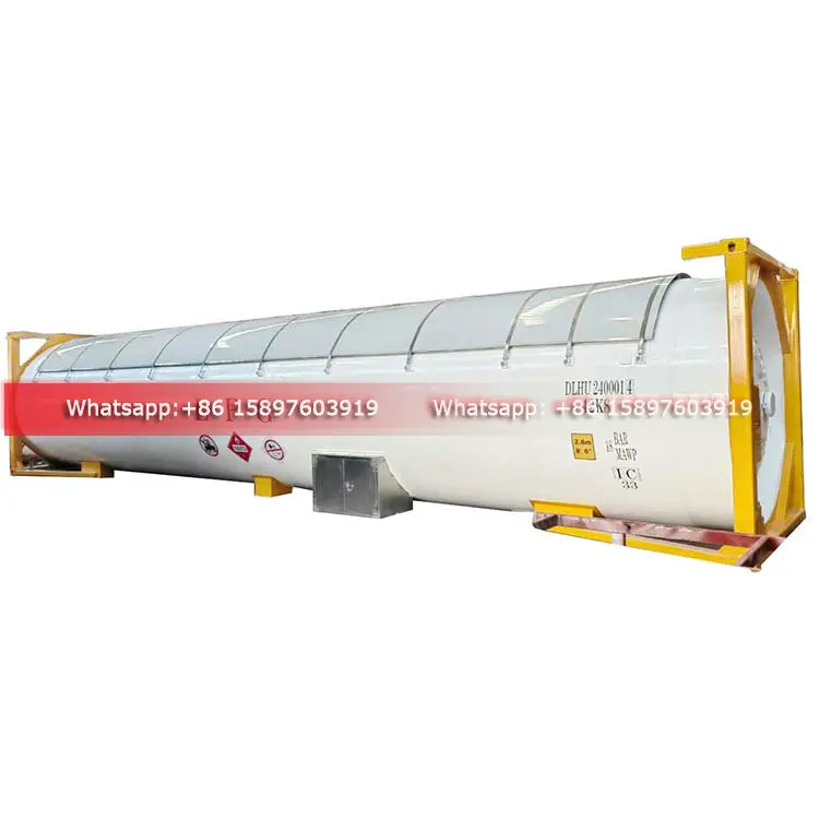 ASME Standard 40FT LPG Storage Tank Container  Waterway Railway Highway Transport ISO LPG Tank Container Whastapp +8615897603919