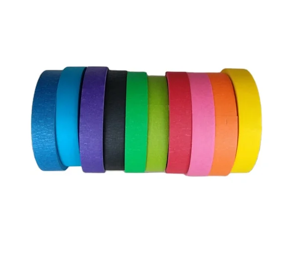 10 fresh colors Crepe paper decorative masking tape