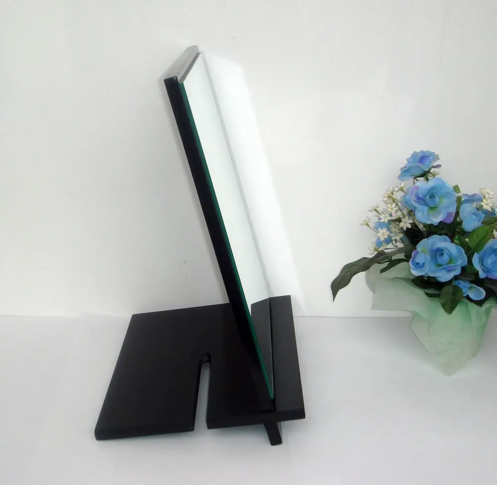 rectangle framed making-up desk  mirror  with uphold bracket