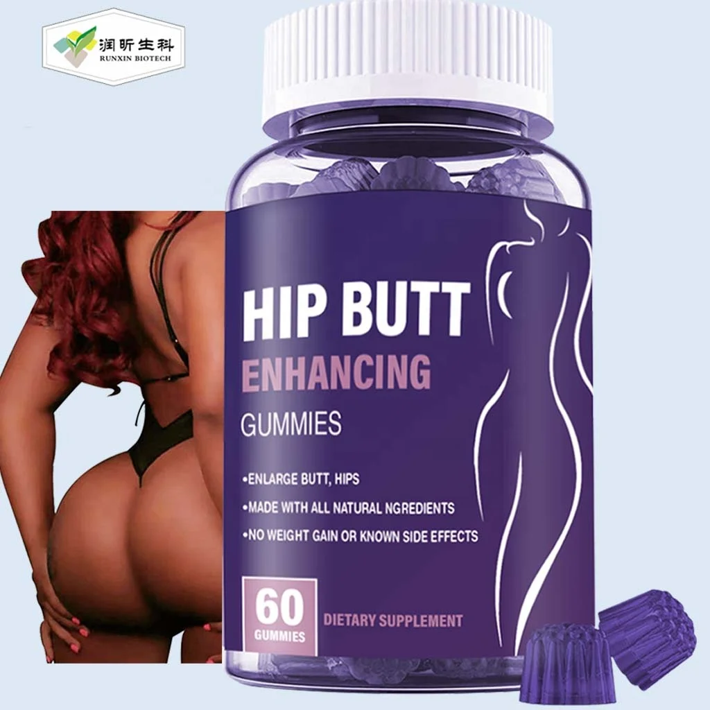 hip breast enlargement hemp maca booty butt enhancement gummy for buttocks