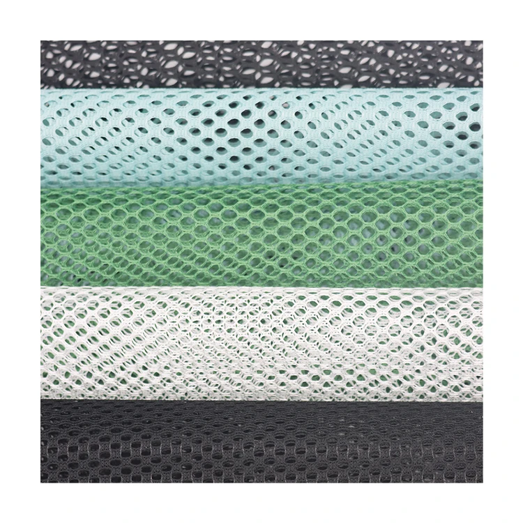 
95gsm Hard Polyester Mesh Fabric for Hats Caps Luggage Bags Shoes 