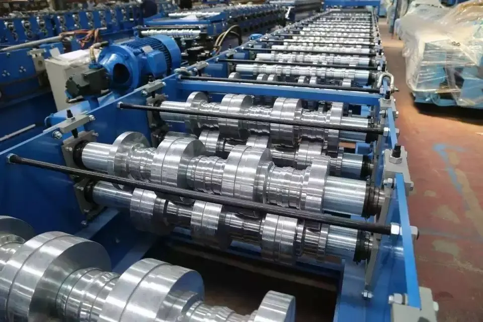 Steel Deck Roll Forming Machine for YX54-175-700 Profile(DOVETAIL STYLE)