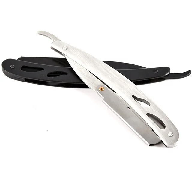 Парикмахерская бритва с прямым лезвием для закрытия бритья-профессиональная бритва с прямым лезвием для мужчин