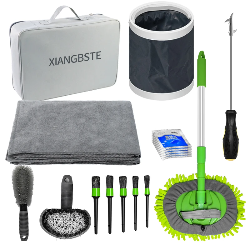 wholesale portable car washing tool kit new style sells 30 pieces car wash kit car cleaning kit