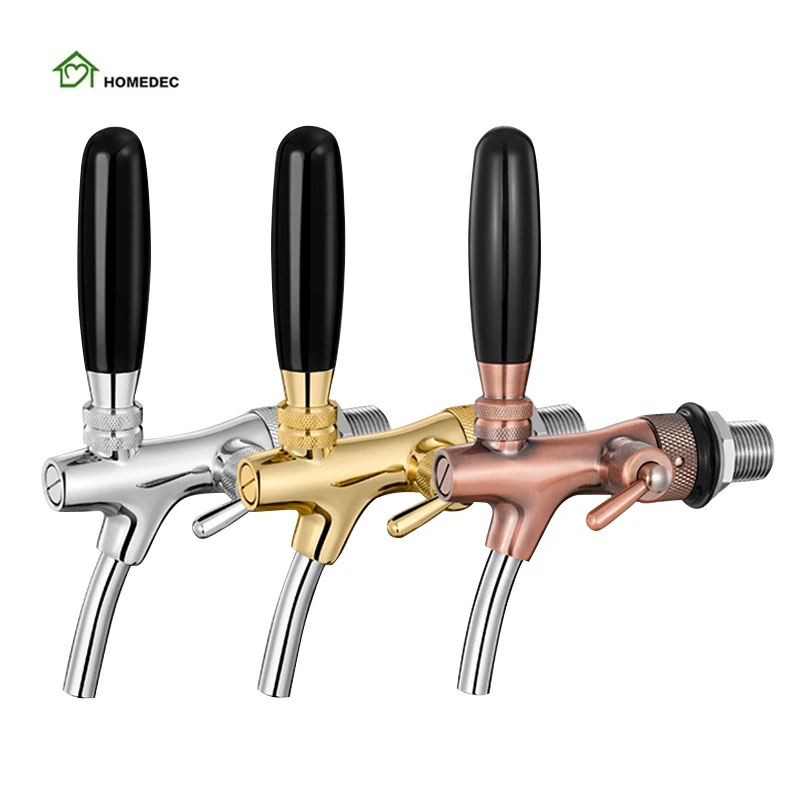 Adjustable Flow Control Stainless Steel Homebrew Bar Drink Beer Dispenser Faucet Tap (1600350950048)