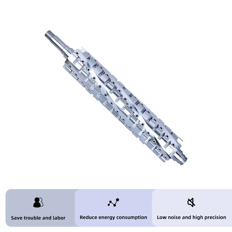 ZICAR Light /Heavy Duty 12 Inch Planer Thickness Jointer Shaft Helical Spiral Cutter Head