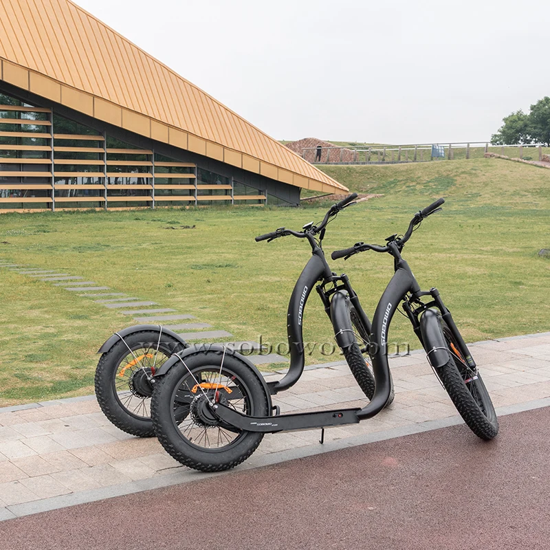 SOBOWO New Design Electric Scooter 750W Bafang Hub Motor Two Wheels Electric Kick Bike
