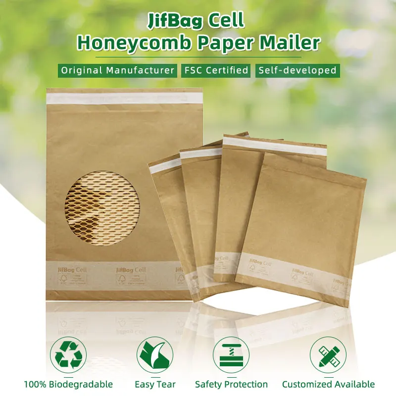  JifBag целлюлозная бумага 100% биоразлагаемая пузырчатая