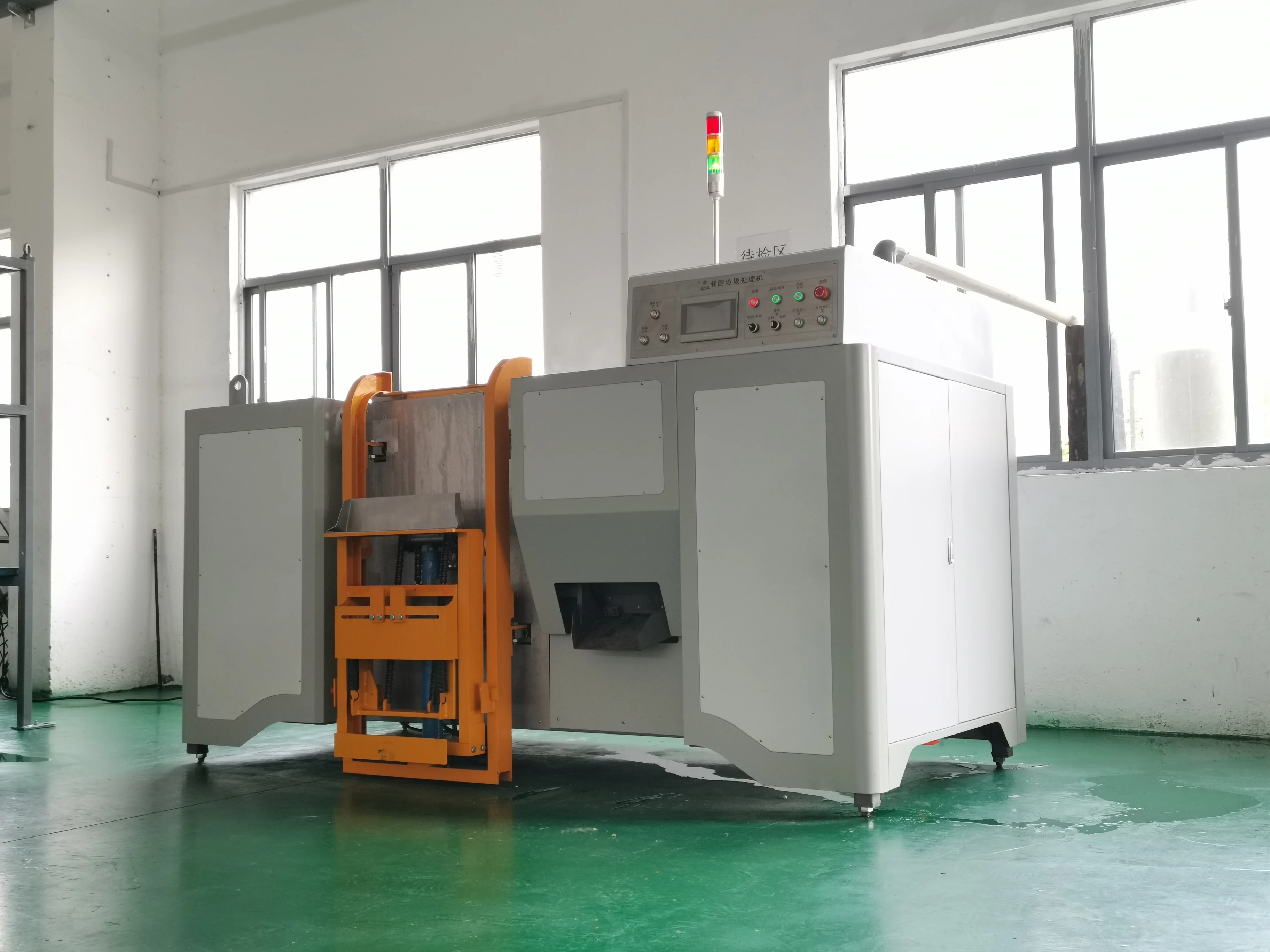 
food waste to organic fertilizer compost machine kitchen leftover composting machine 