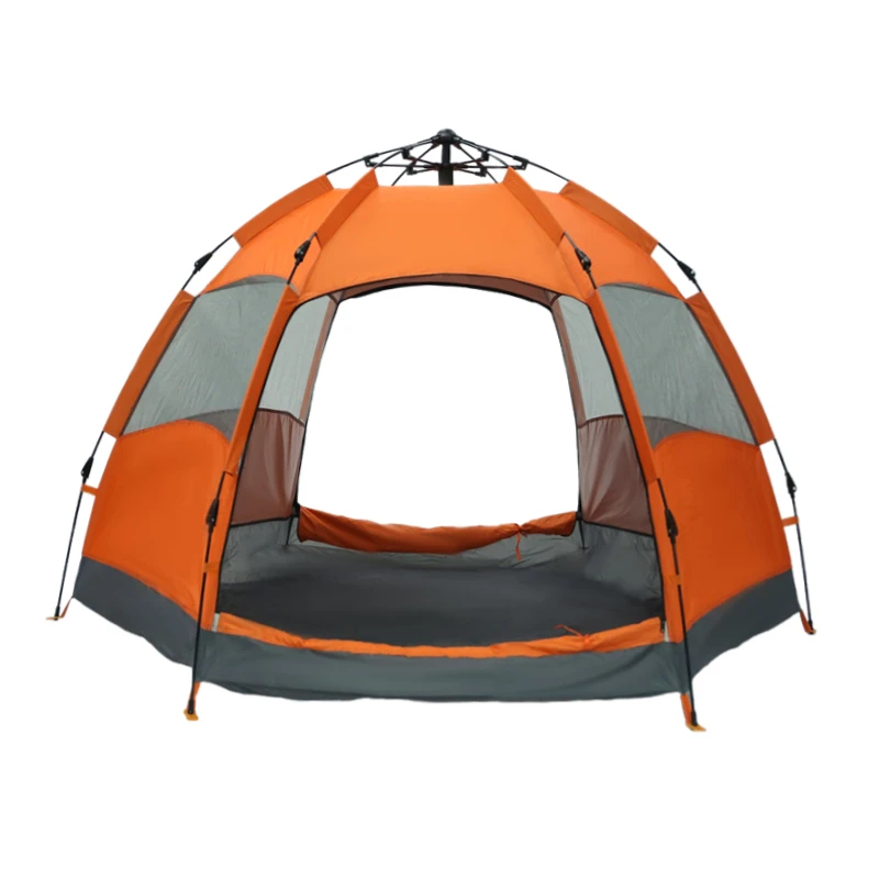 Палатка туристическая на 3-4 человек, портативная легкая, шестигранная, для пешего туризма, пикника, рыбалки, путешествий, зимы, холодной погоды, для мероприятий на открытом воздухе