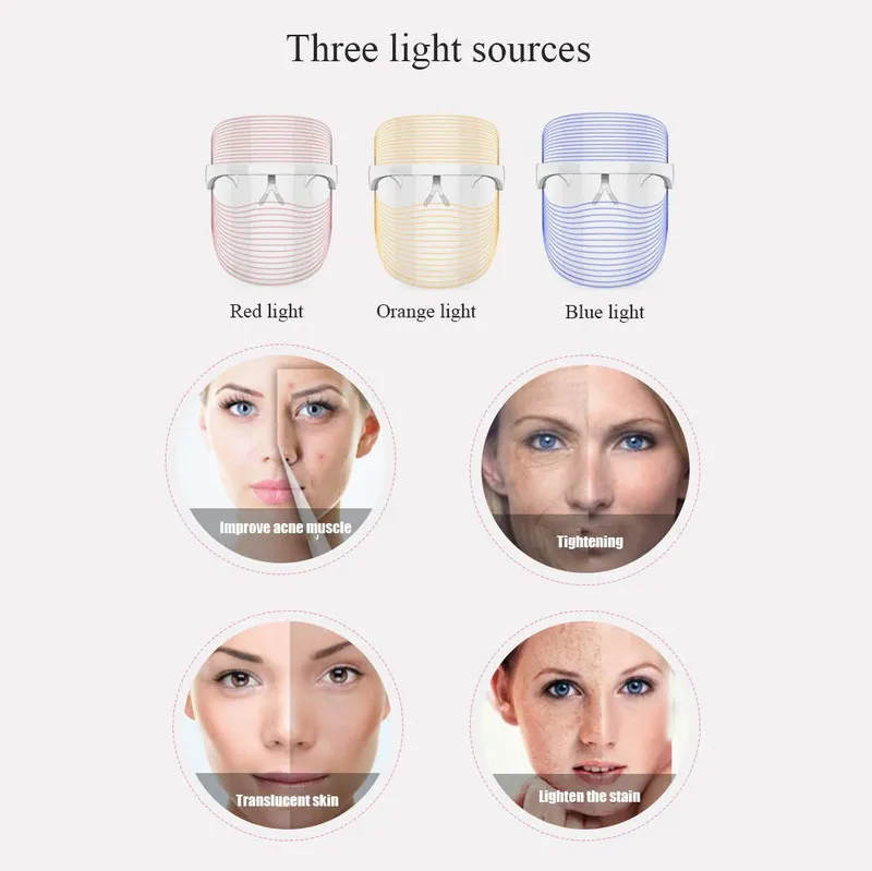 
Therapy Derma Smooth Facial Rgb Skin Rejuvenation Professional Photons Light Photon Led Mask 