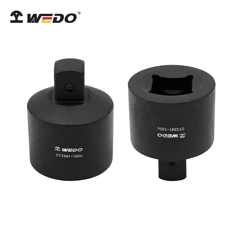 WEDO manufacturer  UKAS GS FM ISO9001 Die-forged High Quality 40 Cr Steel Black 1/2' 3/4' 1' Dr. Adaptor for socket wrench