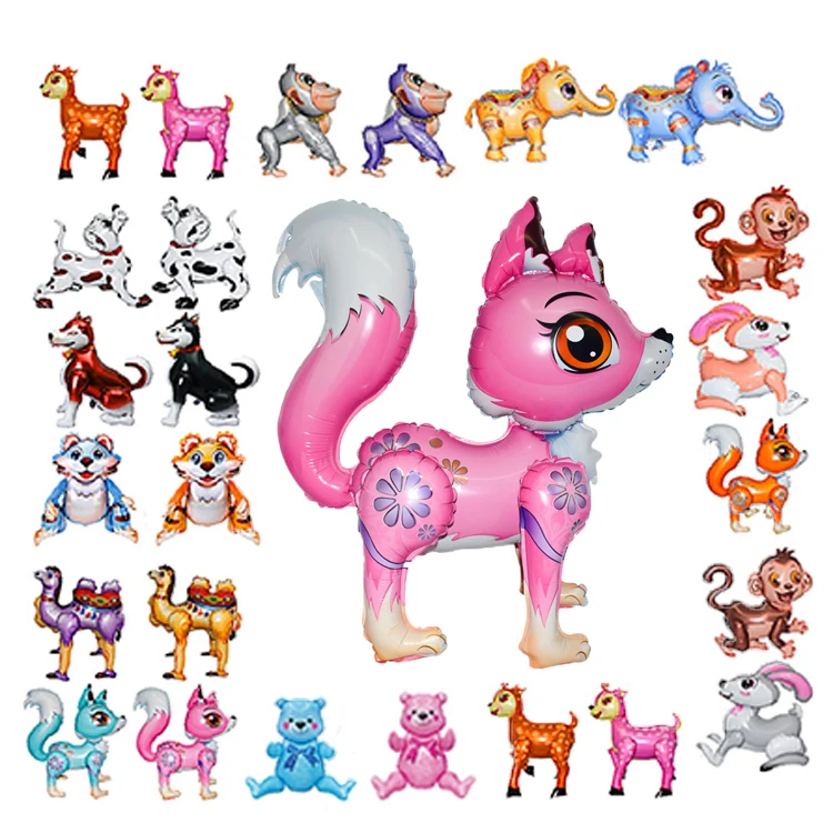 Лидер продаж, детские игрушки для мальчиков, 3D Животные, фольгированные Игрушки для мальчиков, детские игрушки, гелиевые шары, шары 4D, товары для вечеринок, гелиевые шары