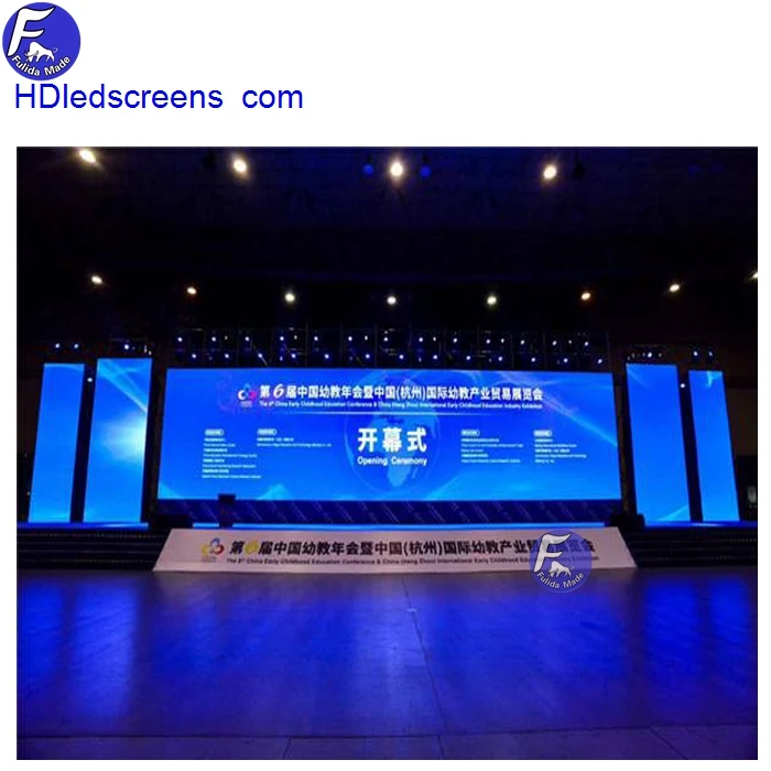 Outdoor Rental screen Super Slim HD clear led video wall for events