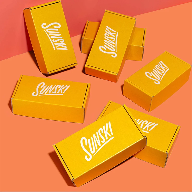 Customized Corrugated Folding Packaging Boxes Thickened Shipping Mailing Boxes Clothes Shoe Boxes With Custom Logo