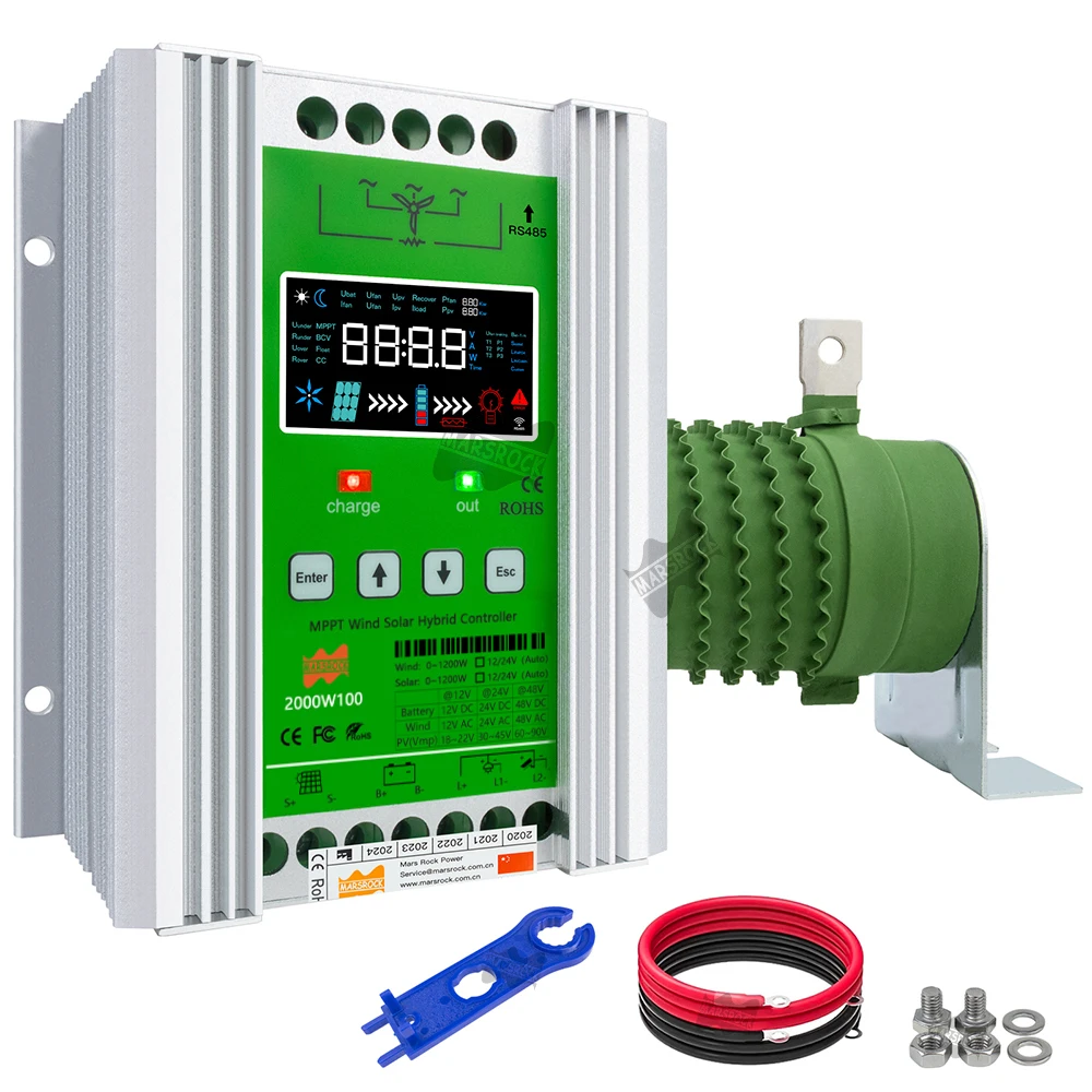 600W 12V Mars Rock Wind Turbine Controller Manufacturer Direct Sales MPPT Solar Charge Controller