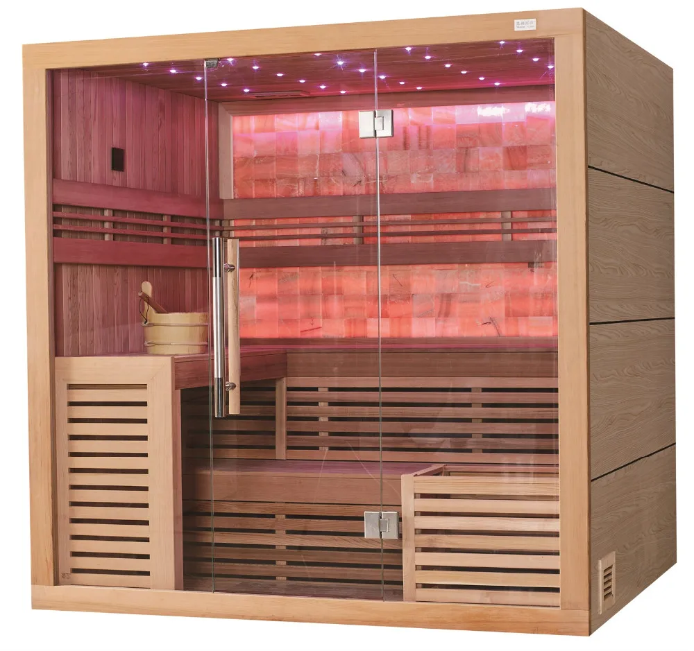 2M Customized Steam Sauna Infrared Indoor Dry Steam Rooms Spa Wooden Colorful Sauna Room