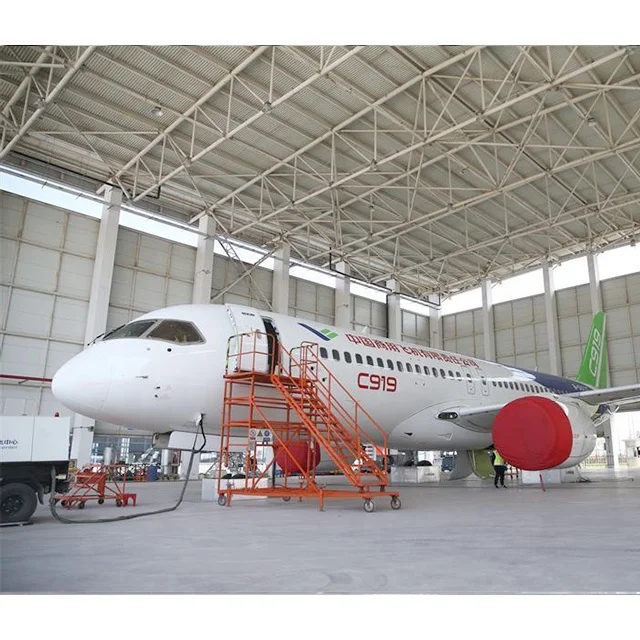 Factory price list frame truss structure airport terminal hangar roofing