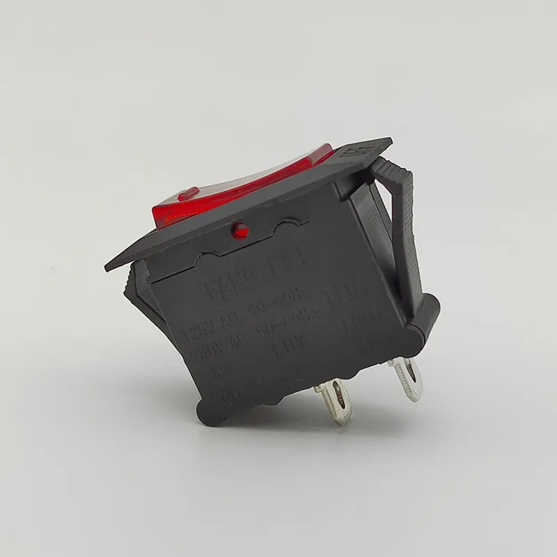 3-20A SPST 2Pin ON-OFF Rocker Type Circuit Breaker Switch Overload Protector