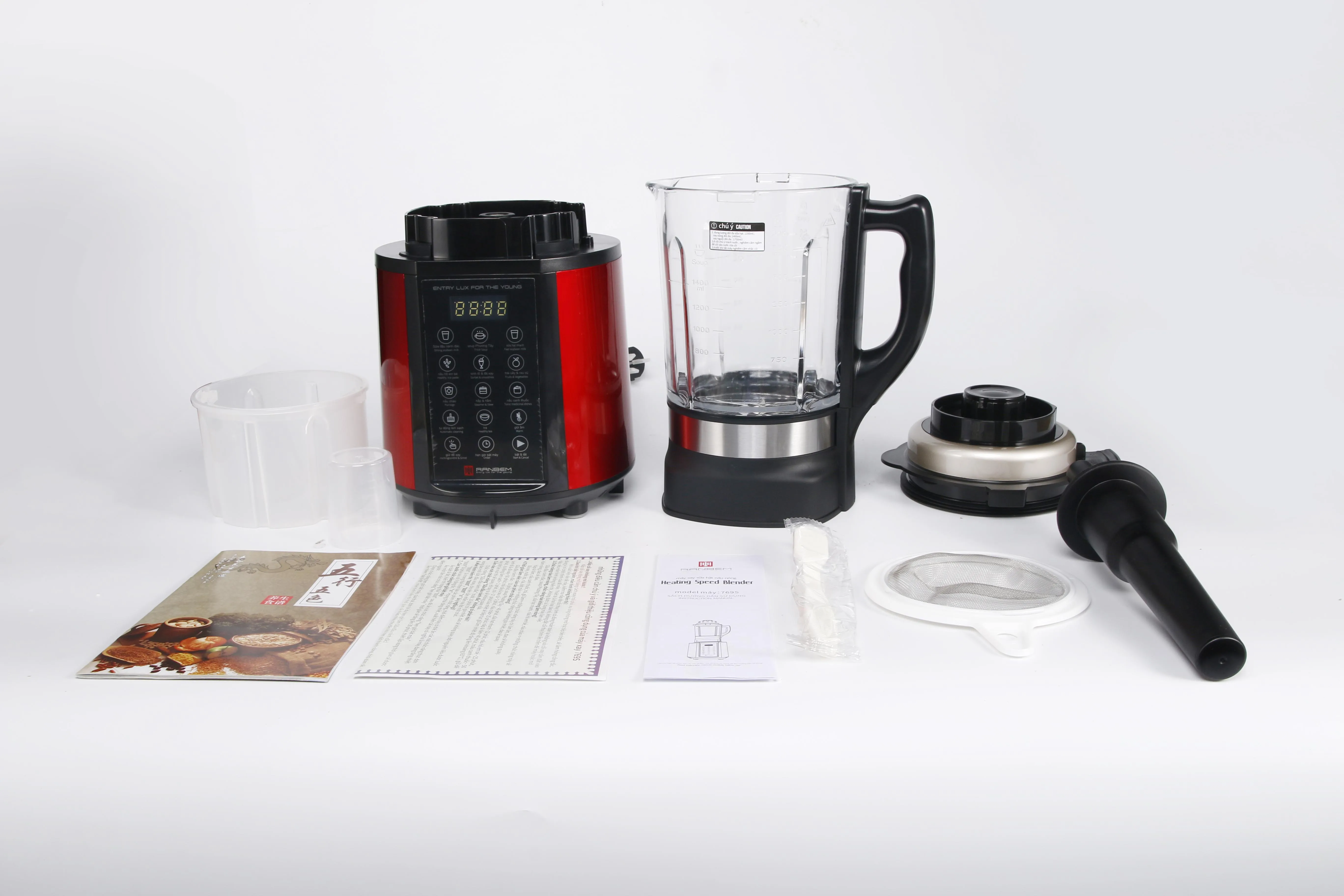 Multi Function Kitchen Tool Universal Blend and Cook Soup Maker Smart Cooking Blender with CB Certificate