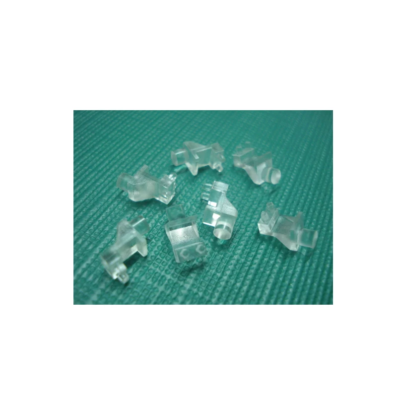 FOR 3MM Right angle Led Diode Clear color 2.54MM-7.62MM LIGHT PIPE LED Tube Lampshade replace SLP3