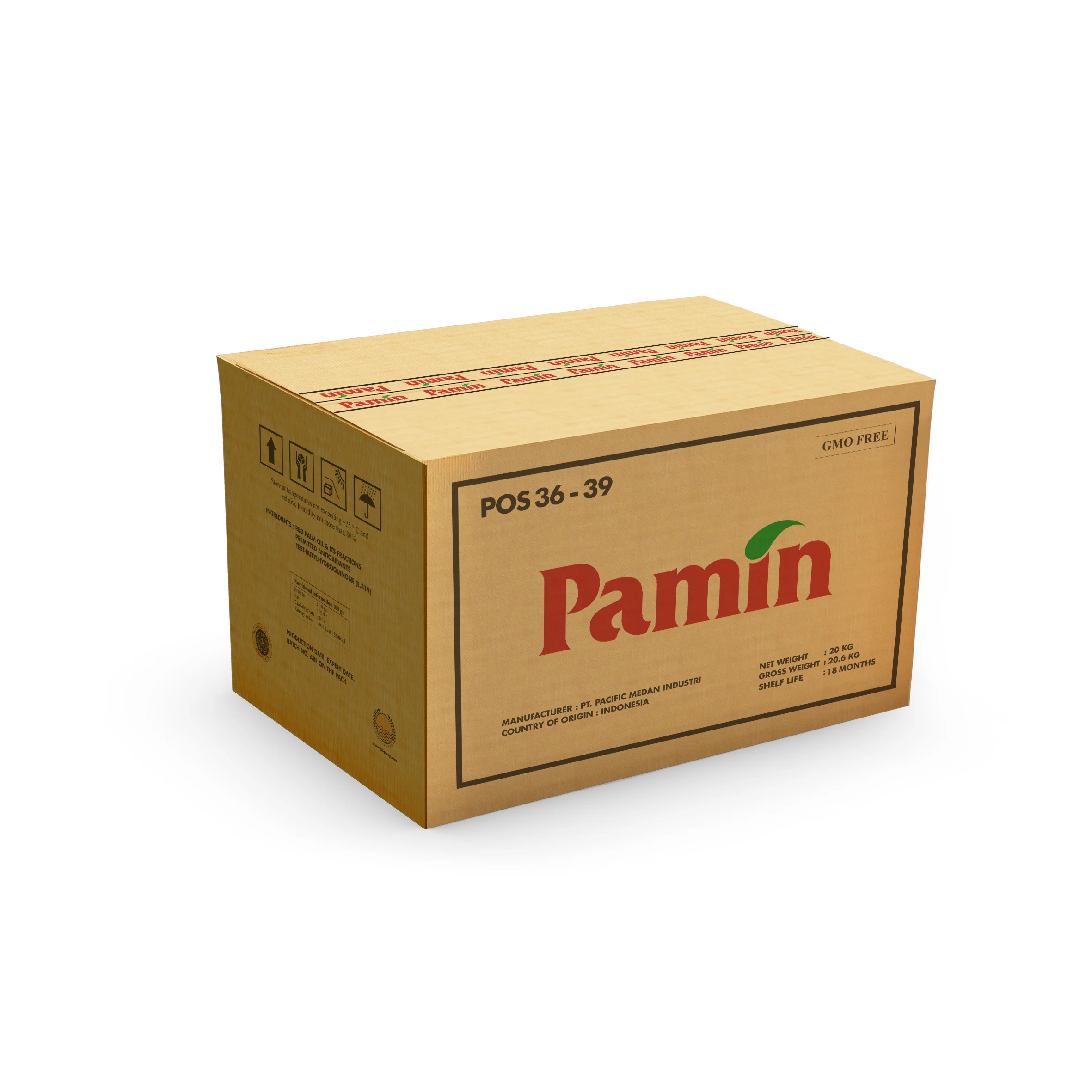 Производитель из Индонезии пальмовое масло PAMIN RSPO разделенное и
