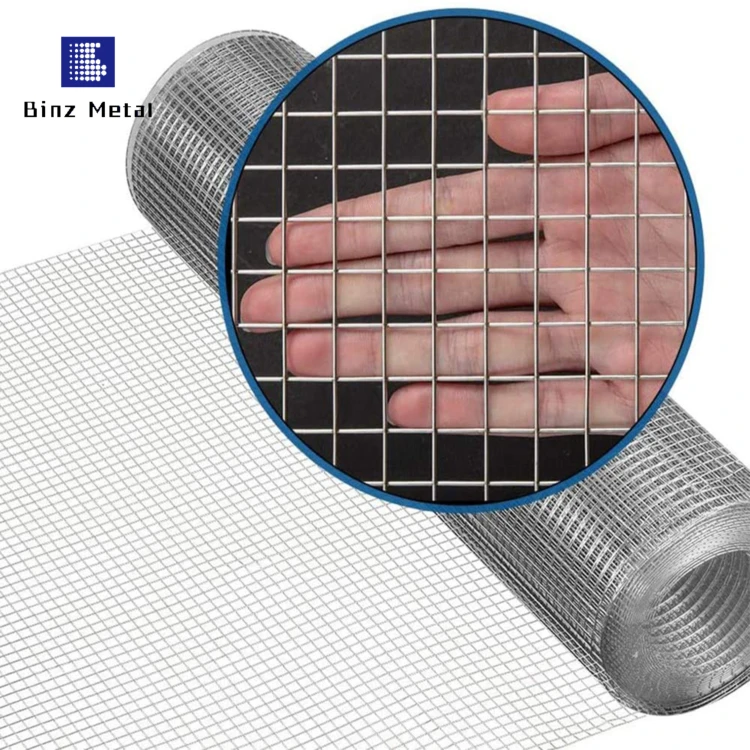 High Quality hot dipped galvanize welded wire mesh 16 gauge galvanized welded wire mesh roll