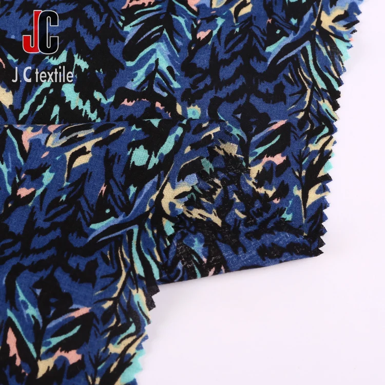 AJ1765 JC TEXTILE textured fabric rayon shally print fabric