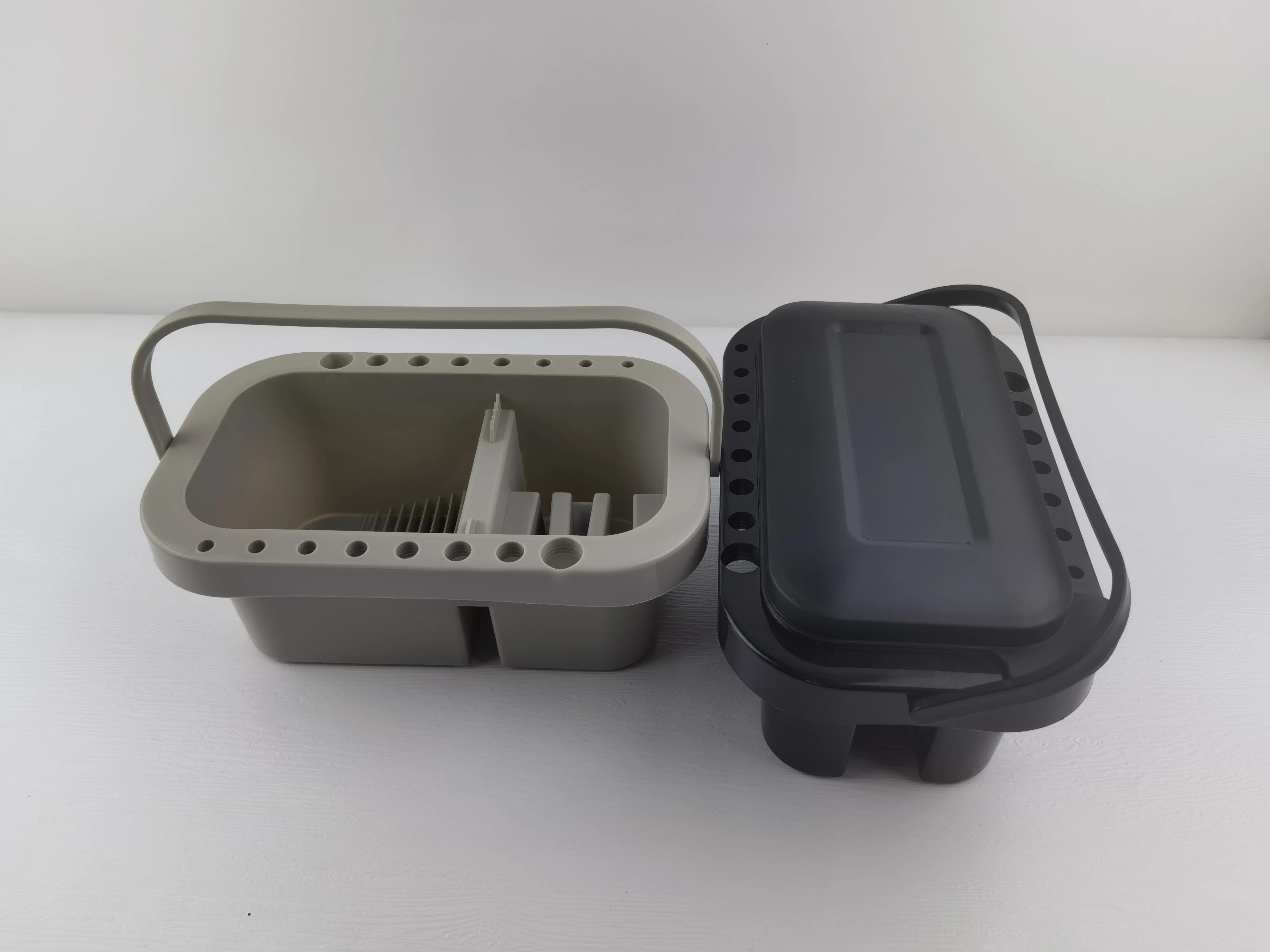 Good Quality White Color Oil Paint Brush Cleaner with Paint Mix Tray and Palette Ideal for Acrylic Paint Brush Washer