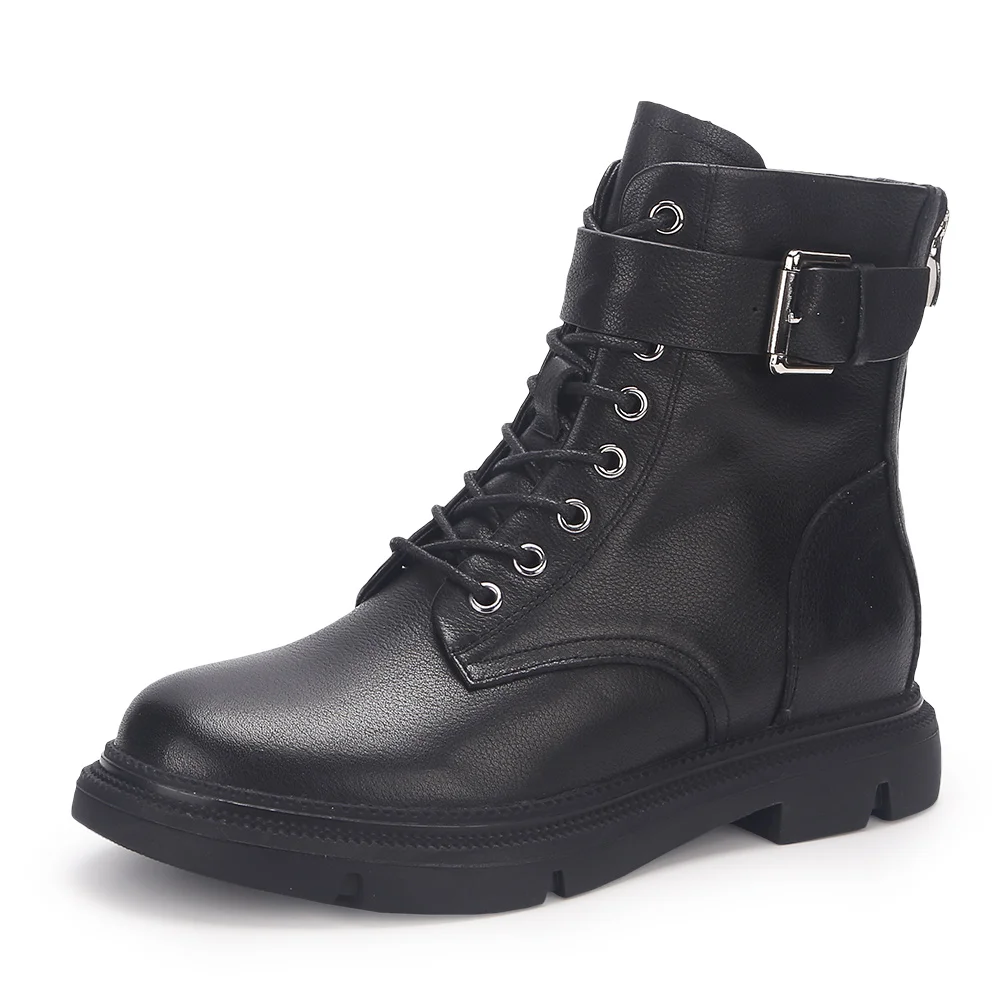 
2021 most popular chinese woman boots shoes middle heel classical ladies boots 