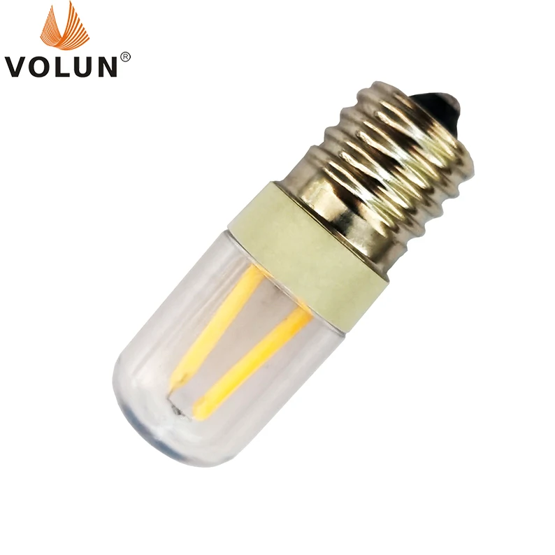 T18 light bulb replacement LED lighting lamp 1W 2W 3W E17 LED filament bulb