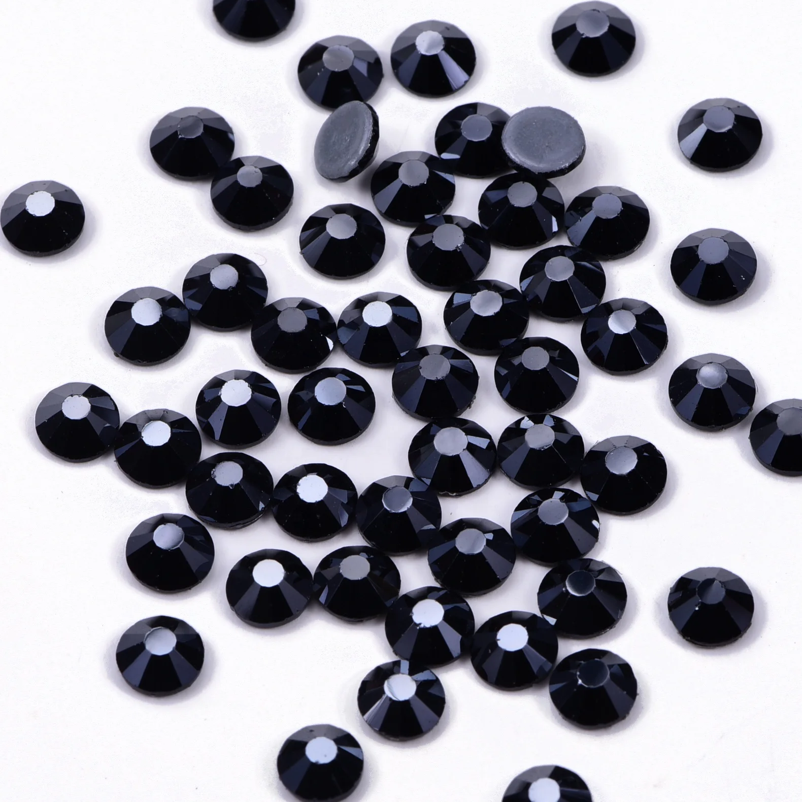 Blinginbox Wholesale Glass Iron On Rhinestone Crystal Heat Transfer Washable Back Bulk korean Hotfix Rhinestones